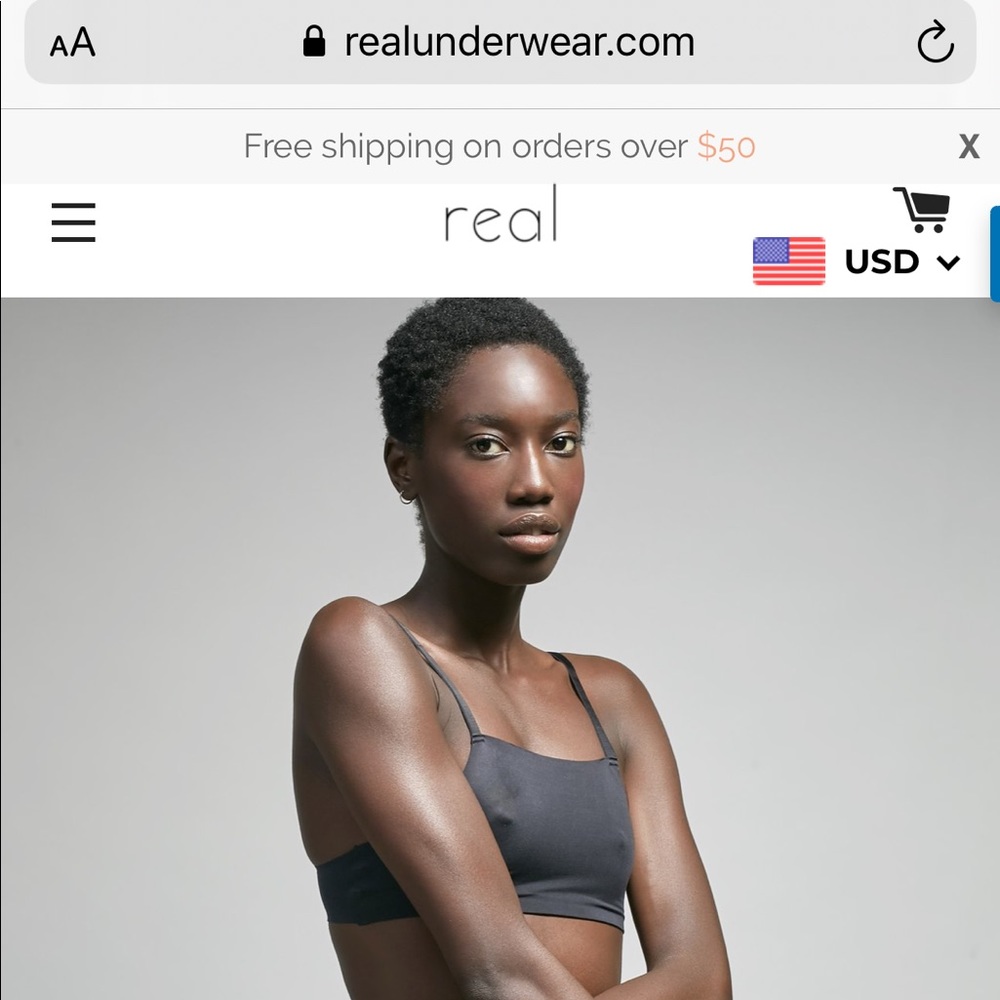 Real Underwear black bralette